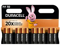BATTERIES DURACELL AA 10VNT