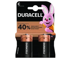 Baterijos – Duracell MN1400 LR14 Šarminės, 2 vnt.