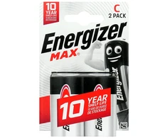 Baterijos - Energizer MAX LR14, 2 vnt.