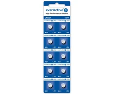Baterijos – everActive G1 Šarminės LR621 1,5 V Mygtukinės Baterijos, 10 vnt.