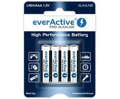Baterijos - EverActive Pro Šarminės LR6 AA 4 vnt.