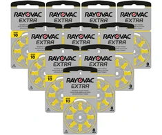 Baterijos Klausos Aparatams Rayovac Extra 10 80 Vnt.