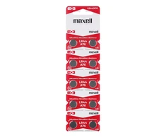 Baterijos Maxell G13 LR44 10 vnt.