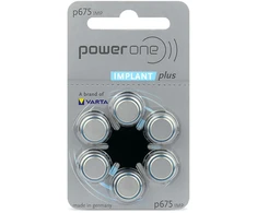 Baterijos - Varta 675 Implant Plus Maitinimo Baterijos, 6 Vnt.