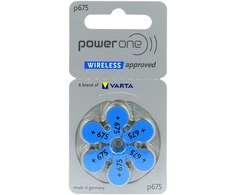 Baterijos – Varta 675 PR44 Power One Klausos Aparatų Baterijos, 6 vnt.