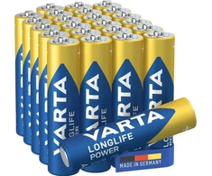 Baterijos - VARTA Longlife Power LR03 24-vnt. Šarminės Baterijos, 1.5V, Plastikinė Dėžutė