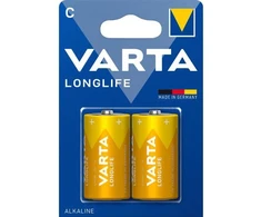 Baterijos – VARTA LR14 Longlife Šarminės, 2 vnt.