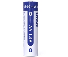 Baterijos – XTAR R6/AA 1,5 V 2 000 mAh įkraunamos ličio jonų baterijos, 4 vnt.