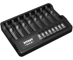 Baterijų Įkroviklis - XTAR MX8 USB-C, Juoda