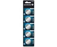 Baterijų paketas - everActive CR2450 Lithium 5 vnt Mygtukas/Moneta
