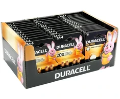 Baterijų Rinkinys - Duracell 22xAA, 11xAAA, 7xCR2032 Baterijos, Juoda