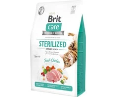 Brit Care Visavertis sausas kačių maistas suaugusioms sterilizuotoms katėms, 2kg