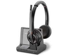 Belaidė Ausinės - Plantronics Savi W8220 USB ANC Dvipusės, Iki 13 Valandų Pokalbio Laiko, Juoda
