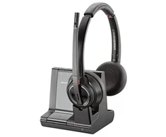 Belaidė Ausinės - Plantronics Savi W8220 USB ANC Dvipusės, Iki 13 Valandų Pokalbio Laiko, Juoda