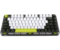 Belaidė Klaviatūra - ASUS KD201 Jelly75 Mechaninė, 82 Klavišai, USB Type-C, Volt Žalia