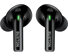 Belaidės Ausinės - Buxton BTW4600 TWS In-Ear Ausinės, Bluetooth 5.4, 28 Valandų Baterijos Gyvavimo Trukmė, Pilka