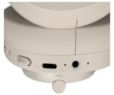 Belaidės ant ausų dedamos ausinės Defender FreeMotion B485 ANC 63486 beige