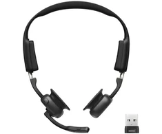 SHOKZ OpenMeet UC Belaidės Bluetooth Bone Conduction Videoconferencing Ausinės su USB-A adapter
