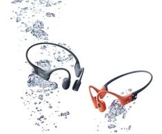 Belaidės Ausinės - SHOKZ OpenSwim Pro Bluetooth 5.4 IP68 Atsparios Vandeniui Pilkos