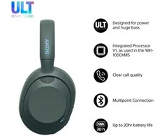 Ausinės SONY WH-ULT900NB, Chaki spalvos