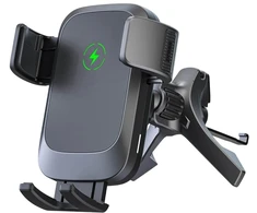 Belaidis automobilinis telefono įkroviklis ir laikiklis - EXTREME O-19W Qi 15 W Juodas