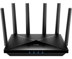 Belaidis Maršrutizatorius - Cudy WR11000 Tri-band 5765 Mbit/s 2.5 Gigabit Ethernet Juodas