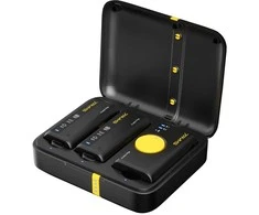 Belaidis Mikrofonas - 7Ryms DW10 Dviejų Kanalų USB-C 3.5mm Omni-Directional Juodas