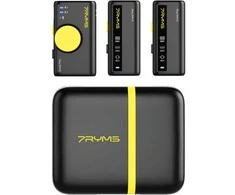 Belaidis Mikrofonas - 7Ryms DW10 Dviejų Kanalų USB-C 3.5mm Omni-Directional Juodas