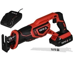Tiesinis pjūklas/siaurapjūklis Yato YT-82814; 18 V; 2,0 Ah akum.