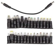 Bez Okreslenia Producenta Adapterių Rinkinys - DC Jungtys Nešiojamiems Kompiuteriams 28 vnt., 159 g, 220x90x30 mm