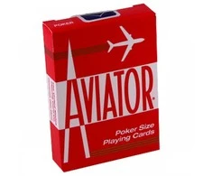 Bicycle Aviator Standard Pokerio Kortos (Raudonos)