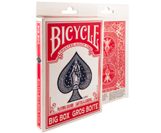 Bicycle Big Box Žaidimų Kortos (Raudonos)