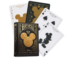 Bicycle Disney Mickey Mouse Kortos (Juodos Ir Auksinės)