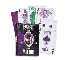 Bicycle Disney Villains Žaidimo Kortos (Violetinės)