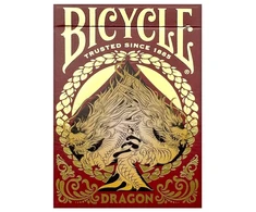 Bicycle Dragon Žaidimo Kortos (Raudona)