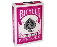 Bicycle Fuchsia Rider Back Kortos