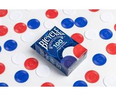 Bicycle Plastic Poker Chips 100 Count 2 Gram