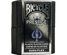 Bicycle Prestige Standard Pokerio Kortos Dėžutėje (Mėlynos)