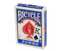 Bicycle Rider Jumbo Pokerio Kortos (Mėlynos)