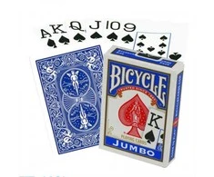 Bicycle Rider Jumbo Pokerio Kortos (Mėlynos)