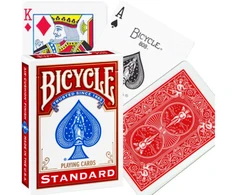 Bicycle Rider Standard Pokerio Kortos (Raudonos)