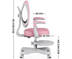 Mark Adler Junior 4.6 Rožinė swivel chair