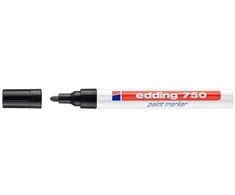 Edding 750 Paint Marker Juodas Juodas (4-750001) (4750001)