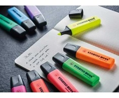 Biuro Reikmenys - STABILO BOSS ORIGINAL TEKSTO ŽYMĖTOJAS Kampinis Antgalis 2-5 mm Mėlynas