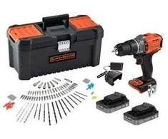 juodas+decker 18V BCD383D2TA Juodas+DECKER drill/driver