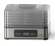 juodas+decker Juodas &amp; Decker BXDE401E Fruit, Mushroom and Vegetable Dehydrator