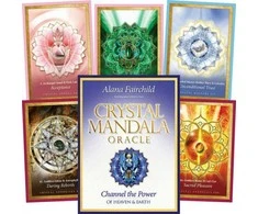 Blue Angel Mėlyna Angel Crystal Mandala Oracle Kortos Mėlyna Angel
