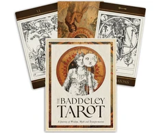 Blue Angel Kolekcionuojamos Kortelės - The Baddeley Tarot 78 Kortos Su Spalvota Instrukcijų Knyga Anglų Kalba
