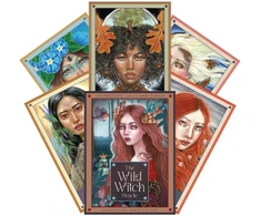 Blue Angel Mėlyna Angel Kolekcionuojamos Kortelės - The Wild Witch Oracle 44 Illustrated Cards And Guidebook