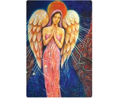 Blue Angel Mėlyna Angel Kolekcionuojamos Kortelės - The Tarot of Light Pocket Edition 78 Cards, Instruction Manual, Mėlyna Angel